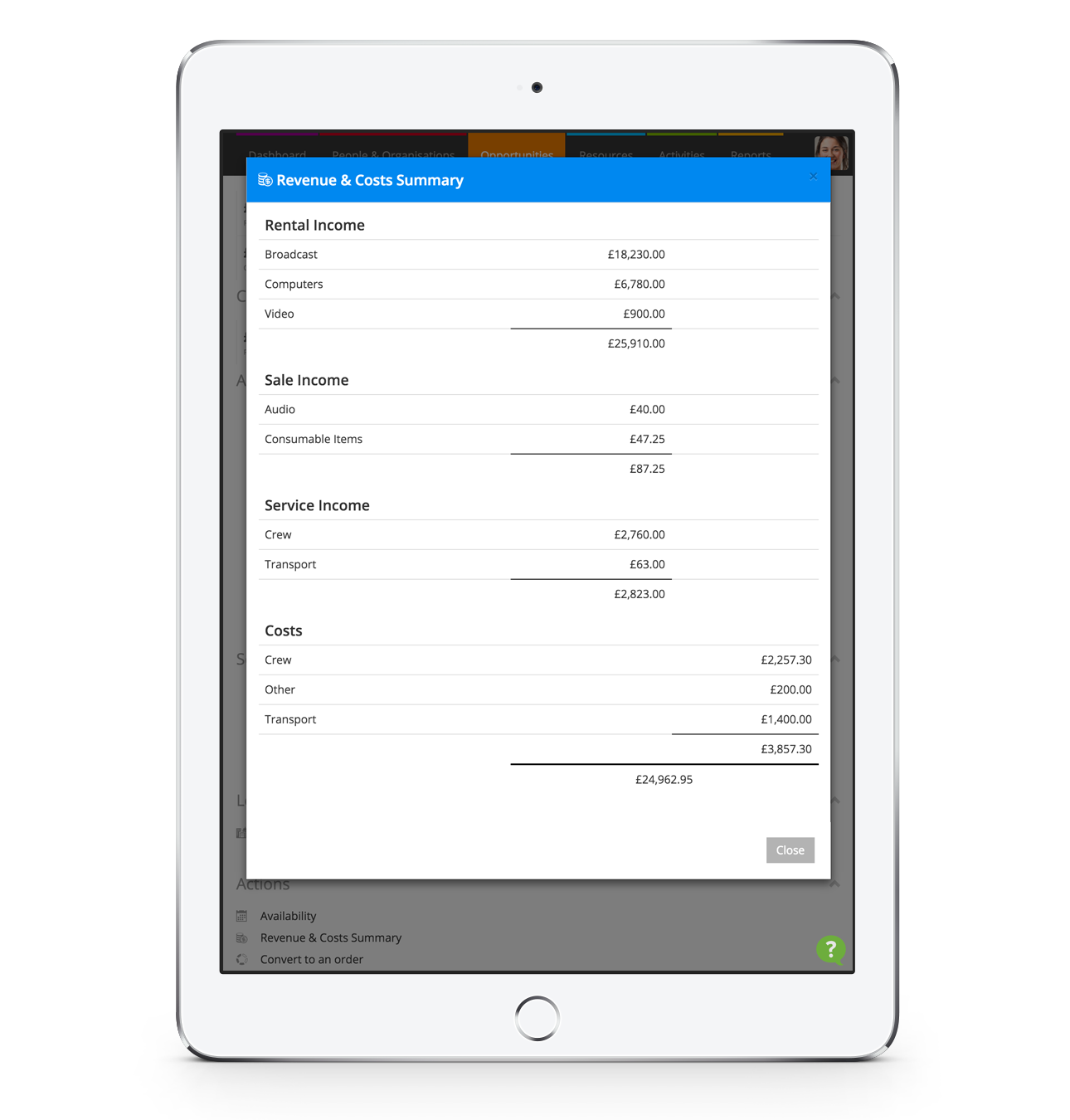 Costing Module