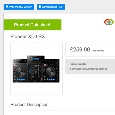 New Datasheet document layout