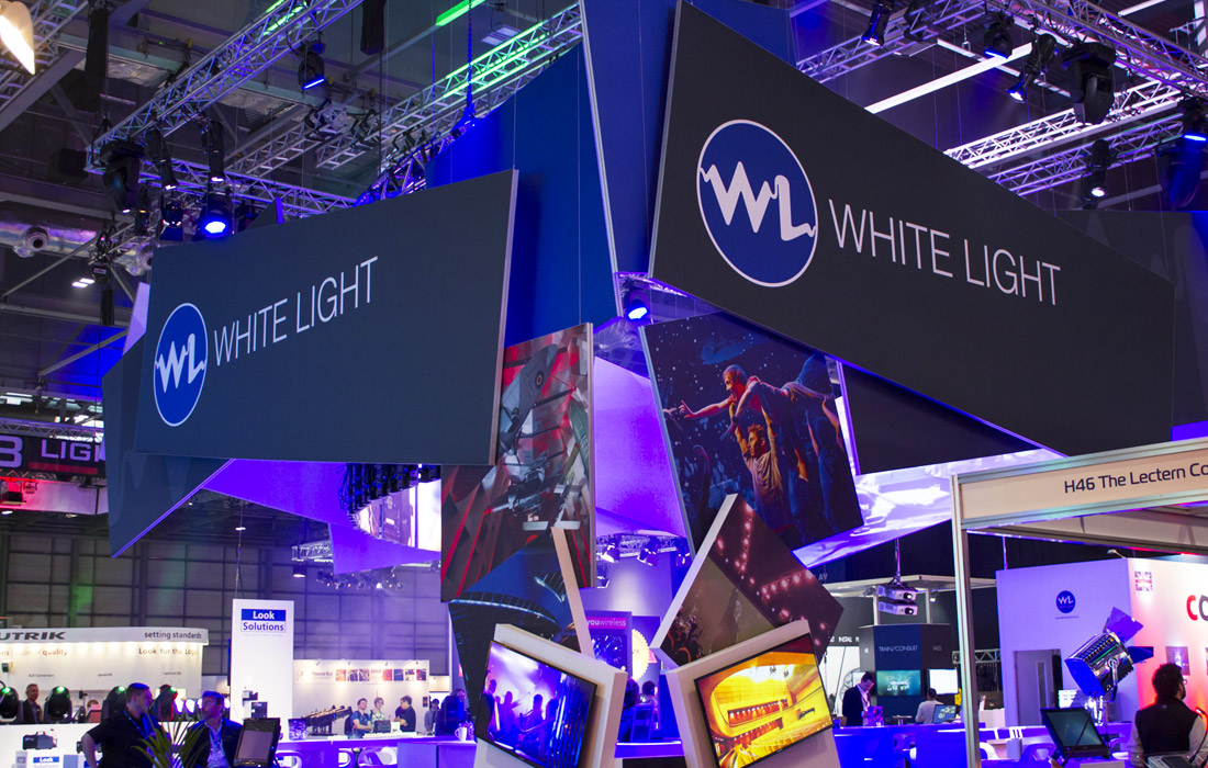 The Whitelight stand at PLASA London 2014.