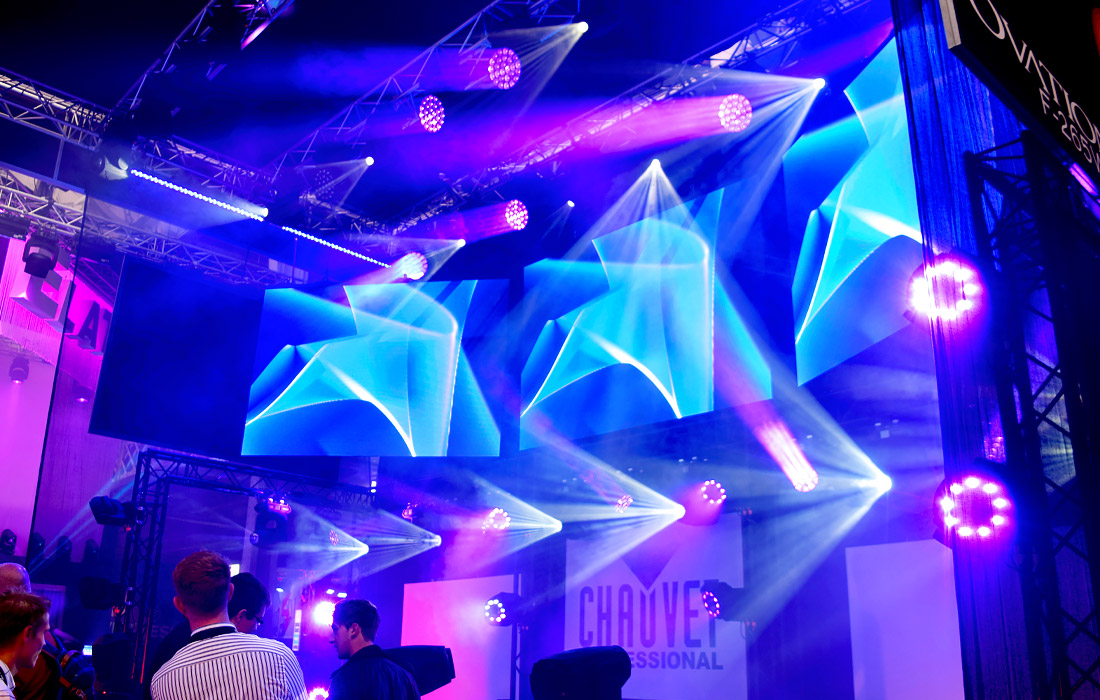 Chauvet displaying their fantastic lighting products