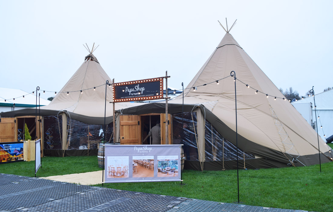 Beautiful Papakata tipis in the Showground