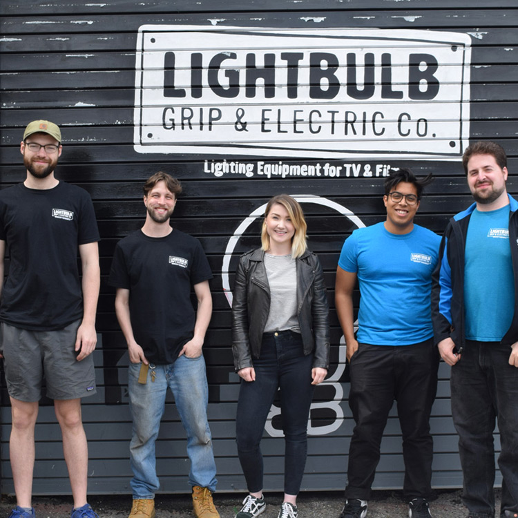 Current RMS visiting Lightbulb Grip & Electric in Brooklyn, New York