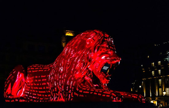 Lux Technical - lion lighting display