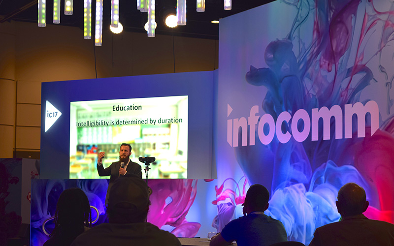 Image of Senter stage at infoComm 