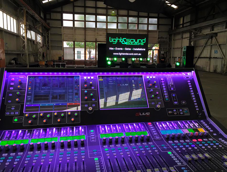 Light & Sound Solution setting up in a warehouse | Current RMS Customer Spotlight