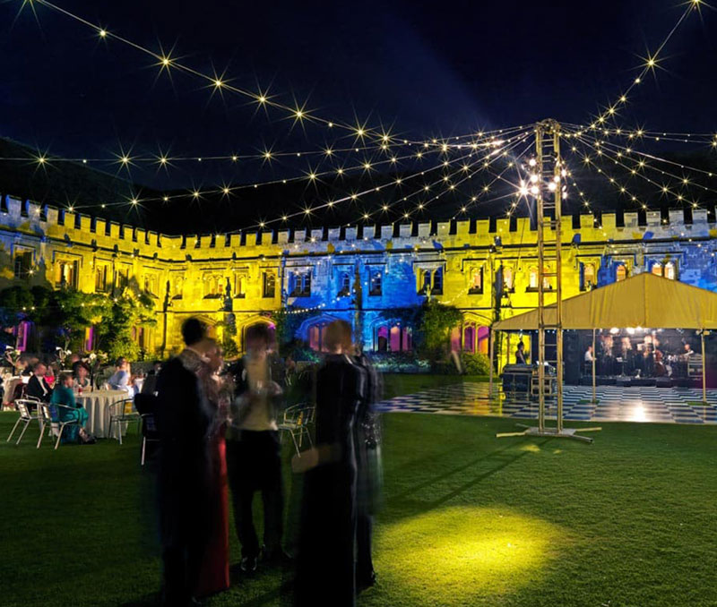 A creative and beautiful outdoor space by UK-based high-end production and events company SXS Events