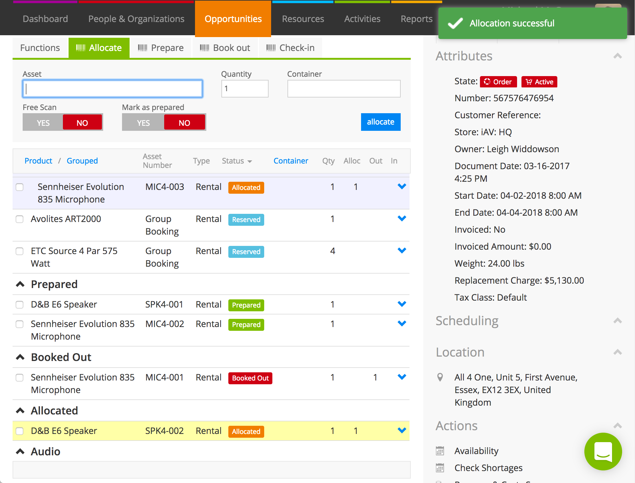 Simultaneous Scan in Current RMS