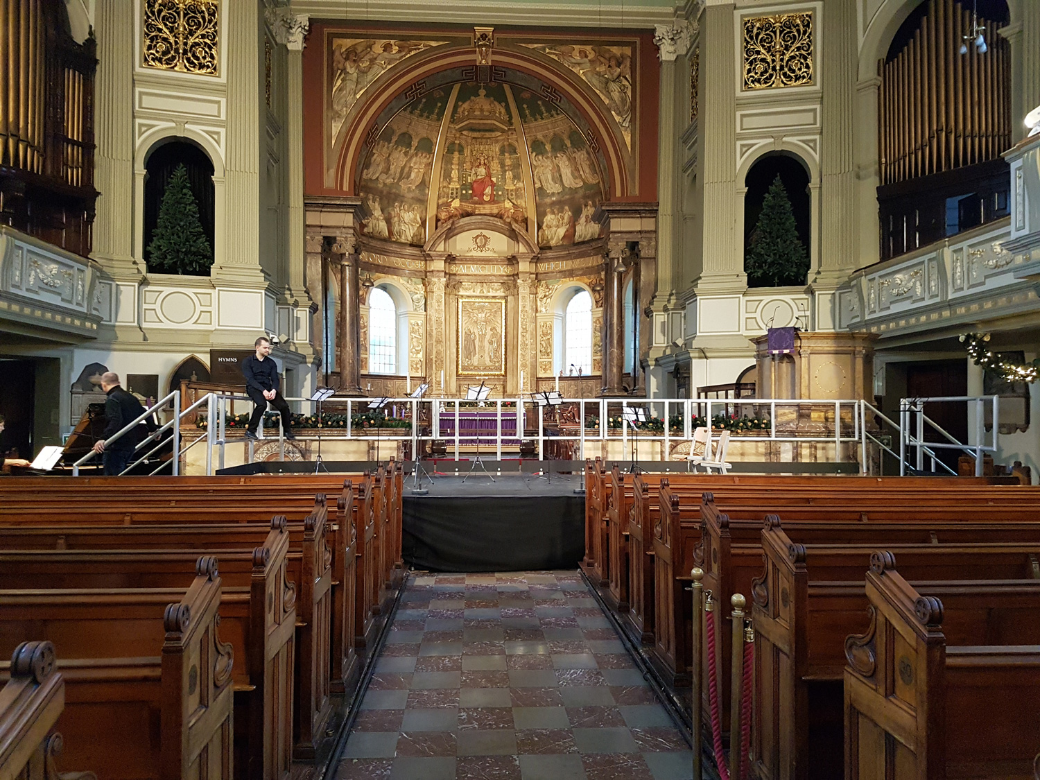 Image of St Marylebone Church inside